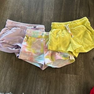 Girls cotton shorts bundle